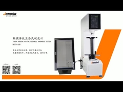 เครื่องทดสอบความแข็ง Rockwell แบบสัมผัสหน้าจอรองรับการชดเชยข้อมูล