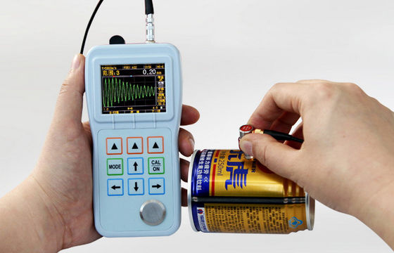รูปแบบเสียงสะท้อน อัลตรasonic Thickness Gauge Meter PM-5DL ความละเอียดจอ OLED 0.001mm