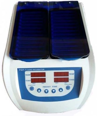 FQY-1 Gel Card Digital Incubator ที่มีเขตอุจจาระที่อิสระกันสองเขต
