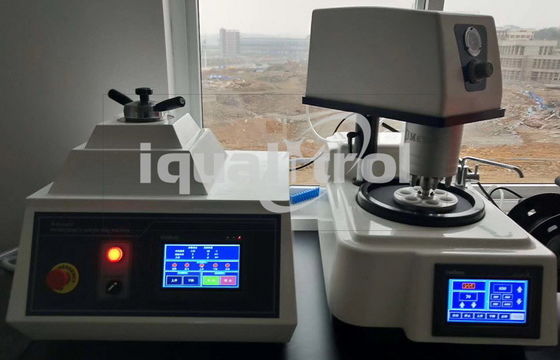 CE ที่ผ่านการรับรอง Metallographic Hot Mounting Press Water Cooling สำหรับชิ้นงานที่ไม่สม่ำเสมอ