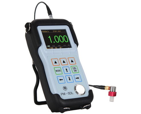 รูปแบบเสียงสะท้อน อัลตรasonic Thickness Gauge Meter PM-5DL ความละเอียดจอ OLED 0.001mm
