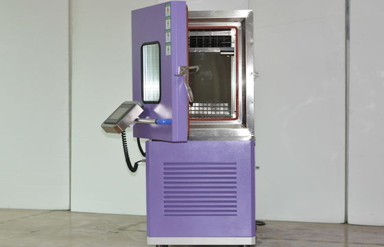 ห้องทดสอบภูมิอากาศสิ่งแวดล้อมอุณหภูมิความชื้นทางเลือกโดยการควบคุมสมดุลเย็น