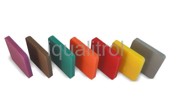 พลาสติก Hardness Tester Block พลาสติก Hard Rubber Durometer Test Block พร้อม 7 สี Test Block Kit